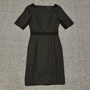 ANTONIO MELANI Black Midi Sheath Dress